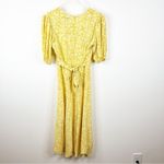 Faithfull the Brand  Delia Snakeskin A-Line Midi Dress 4 Yellow Photo 2
