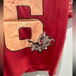Disney  Moana Hei Hei Women's Cropped Football Jersey Photo 7