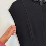 Theory  Onine Oxford Knit Day Dress in Black size 12 Photo 5