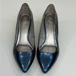 Mootsies Tootsies  Blue Patent Leather Look Pointed Toe Heels-8.5 Photo 1