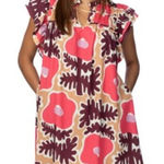 CROSBY by Mollie Burch  Bradley Mini Dress in Mod Poppy NWT Sz. S Photo 0