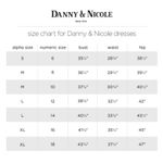 Danny & Nicole Womens Short Sleeve Ombre Cape Fit + Flare Green Dress 12 NWT Photo 9