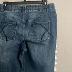 Lane Bryant  High-Rise Tighter Tummy Two-Tone Skinny Jeans in Dark Wash, Size 18 Photo 8