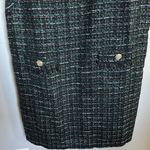 Loft Gold and Green Sheath Mini Dress Photo 2