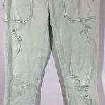 Pilcro and the Letterpress Pilcro Mint Color Jeans No. 25 Hyphen Fit Photo 2