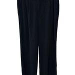 Eileen Fisher Black Crepe Tencel Viscose Dress Pants NWT Size 14 Office Workwear Photo 0