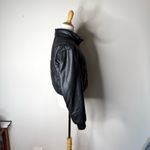 BLANK NYC Black Faux Leather Quilted Puffer Jacket Photo 3