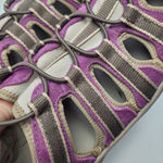 DULUTH PURPLE SUEDE LEATHER BUNGEE ADJUSTABLE OPEN WATER HIKING OUTDOOR SHOES Pink Size 6.5 Photo 4