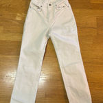 La Ligne Coastal Cowgirl Boho Chic Coastal Fisherman Raw Hem Molly Jeans 27 White Photo 0