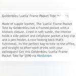 Goldenbleu Black Leather Shoulder Bag with Gold Accents Photo 2