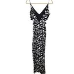 Topshop  Rose Print Cutout Maxi‎ Dress Sz 6 Photo 2