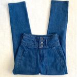 Veronica Beard Logan Slim Straight Extra High Rise Jeans Cornflower Wash Sz 23 Photo 8