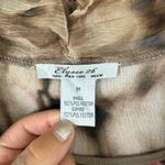 Vintage Y2K Boho Paisley Crochet Tie Dye Vest and Sweater Combo Brown Size M Photo 3