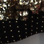 FINAL MARKDOWN Ladies Western Connection Beaded & Sequined Cowl Neck Sweater (S) Black Photo 11