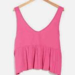 Abound Babydoll Pink Crop Top Photo 1