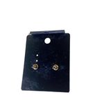 Fashion Logo Stud Earrings Gold Photo 1