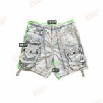 Free People  Moon Bay Parachute Shorts XS NWOT Cargo Utility Low Rise Harem Blue Photo 5