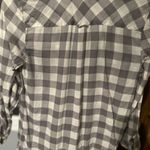 American Eagle  Outfitters Gray Plaid Shirt Photo 2