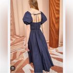 Ulla Johnson Palma Tiered Gathered Cotton-Poplin Midi Dress Black, Size 10,NWOT Photo 2