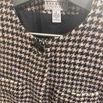 Talbots Black and White Houndstooth wool Blazer pea coat Photo 1