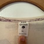 Kate Quinn Barns Short Sleeve Button Henley Top Size XL Photo 1