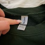 Gildan Dark Green Crewneck Photo 3