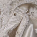 Kate Spade  New York Wedding Belles White 3D Floral Lace V Neck Cocktail Dress 0 Photo 7