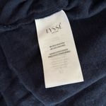 Lysse  women’s navy short sleeve button up top Photo 3