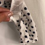 DL1961 ANTHROPOLOGIE PEARL STREET POLKA DOT White & Blue COTTON TANK TOP 🆕 Photo 9