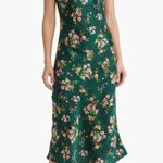 NWT Lost + Wander Sarah Floral Print Midi Slipdress Green Size Medium Photo 8