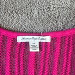 American Eagle  Magenta Knit Beach Mini Dress SIZE S Photo 2