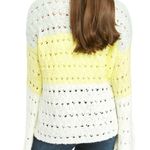 Wonderly Junior's Color Block Ombré Bell Sleeve Pointelle Sweater Photo 1