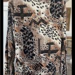 Erin London Vintage  Lightweight
Animal Print Full Zip Jacket in size M Photo 1