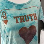 Urban Outfitters Short Sleeved Blue Tie Dye Shirt Photo 1