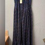 Stop woman Floral Navy Blue Maxi dress nwt Size XL Photo 0