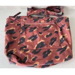 Madewell  The (Re) Sourced Weekender Painted Leopard Tote Bag Photo 0