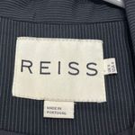 Reiss  Paige Single Breasted Blazer Pin Stripe Navy Blue Womens Size 4 Photo 10