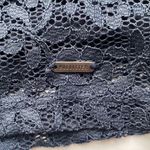 Hollister  lace navy blue mini pencil skirt, size M Photo 1