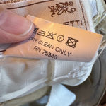 Sartoria Menchetti Tan Linen Trouser Dress Pants Women’s 2 Preppy Classic Photo 10