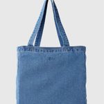 Gap  Bag Tote Denim Logo Photo 5
