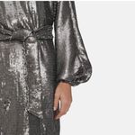 ANINE BING  Angie silver sequined mini dress. New with tags. Size S Photo 4