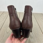 Style & Co Women's Perriee Western Ankle Booties 8M Chocolate Brown Smooth $80 Size 8 Photo 6