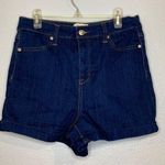Altar'd State Altar’d State stretch high rise fixed cuff denim shorts dark wash 29/9 Photo 0
