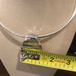Sterling Silver SIMON SEBBAG  Hammered Pendant Tube Choker Necklace Photo 11