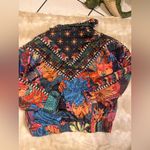 Farm Rio  Multicolor Floral and Animal Print Jacket Photo 3
