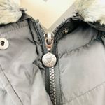 Betsey Johnson Charcoal Gray Down Puffer Coat - Size M Photo 2