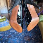 Enzo Peep Toe High Heels Black Size 8 Photo 2