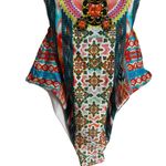 Luli Fama Chasing Waterfalls Be Scene Multicolor Print One Piece Swimsuit Sz XS Photo 5