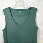 Horny Toad & Co Medium Tank Top Sleeveless V Neck Green Capsule Casual Knit 348 Photo 3