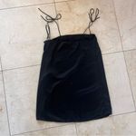Motel Rocks Motel Black Silky Slip Dress with Spaghetti Straps Sz Small Photo 3